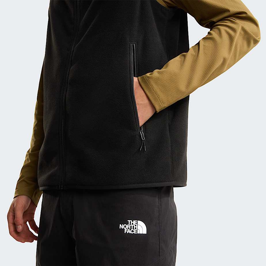 Mens Glacier Fleece Vest TNF TNF Black ALT6