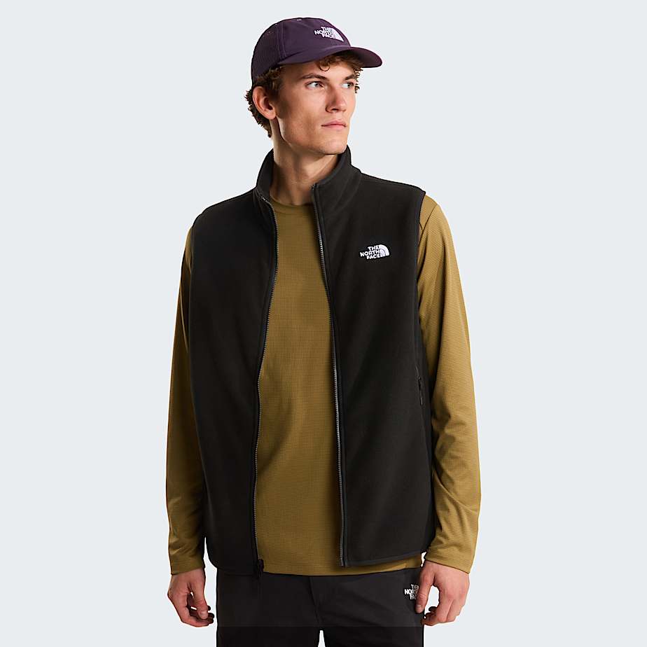 Mens Glacier Fleece Vest TNF TNF Black ALT4