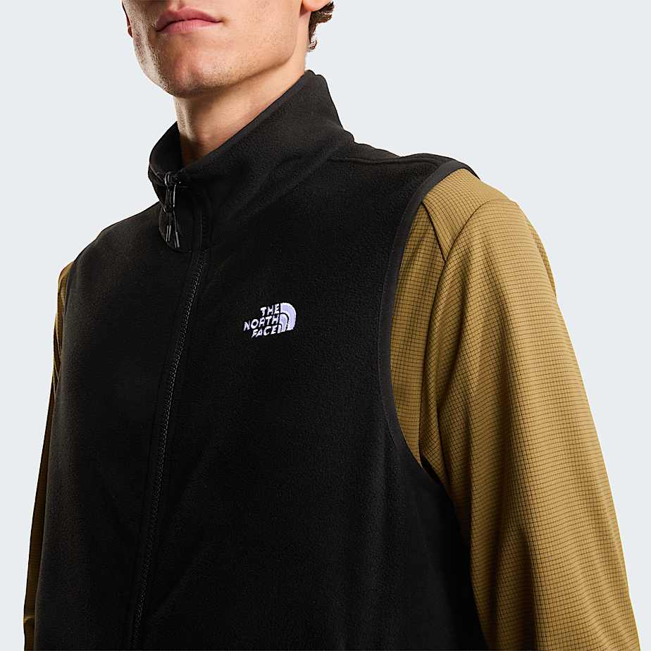 Mens Glacier Fleece Vest TNF TNF Black ALT5
