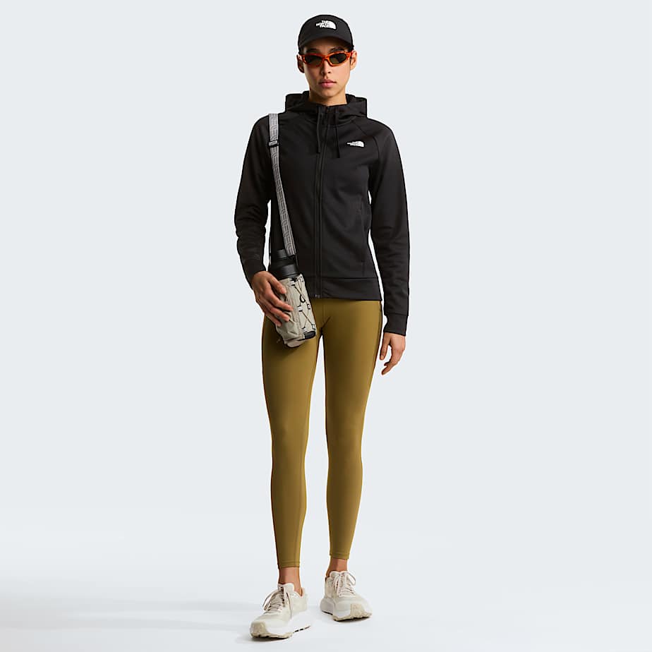 Casaco com capuz e fecho de correr integral Reaxion 20 para mulher TNF ALT1