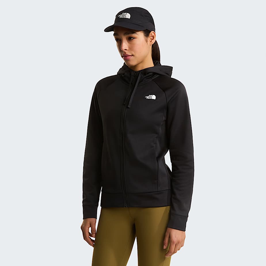 Casaco com capuz e fecho de correr integral Reaxion 20 para mulher TNF HERO