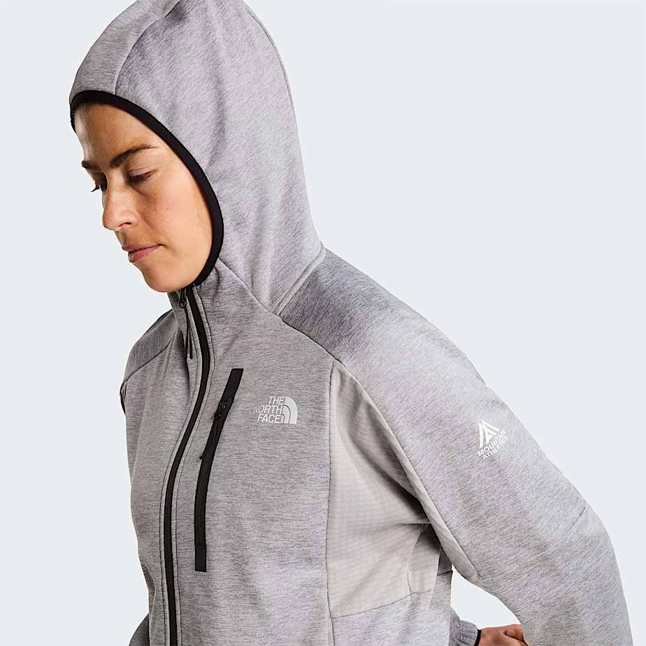 Womens Mountain Athletics FullZip Hooded Fleece TNF ALT5