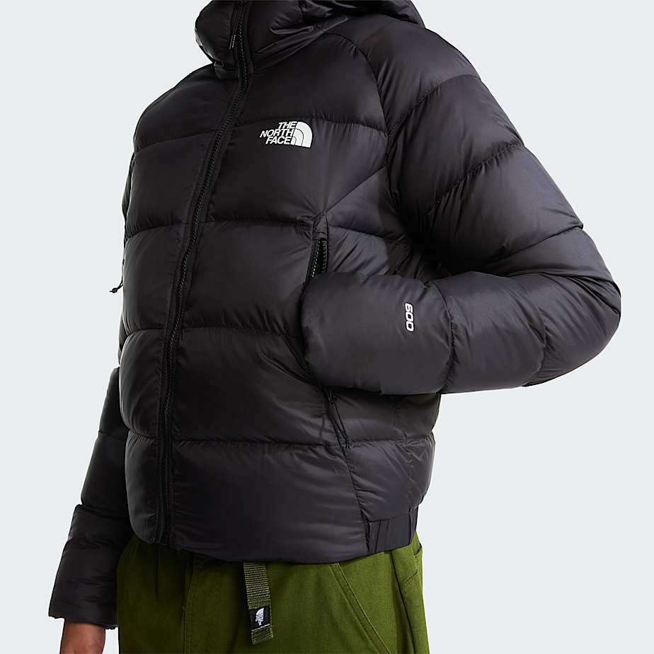 Womens Hyalite Down Hooded Jacket TNF TNF Black ALT6