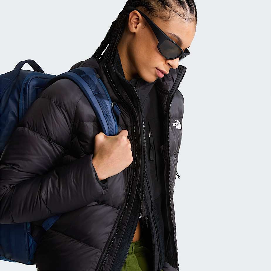 Womens Hyalite Down Hooded Jacket TNF TNF Black ALT7