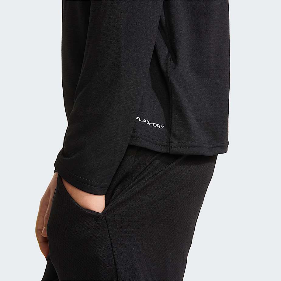 Teens 247 LongSleeve TShirt TNF TNF Black ALT5