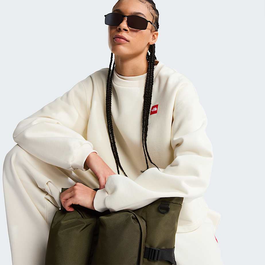 Womens Red Box Sweatshirt TNF ALT5