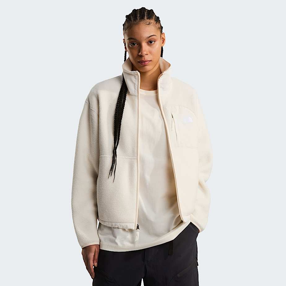 Chaqueta polar con cremallera integral Yumiori OffPeak para mujer TNF White Dune ALT4