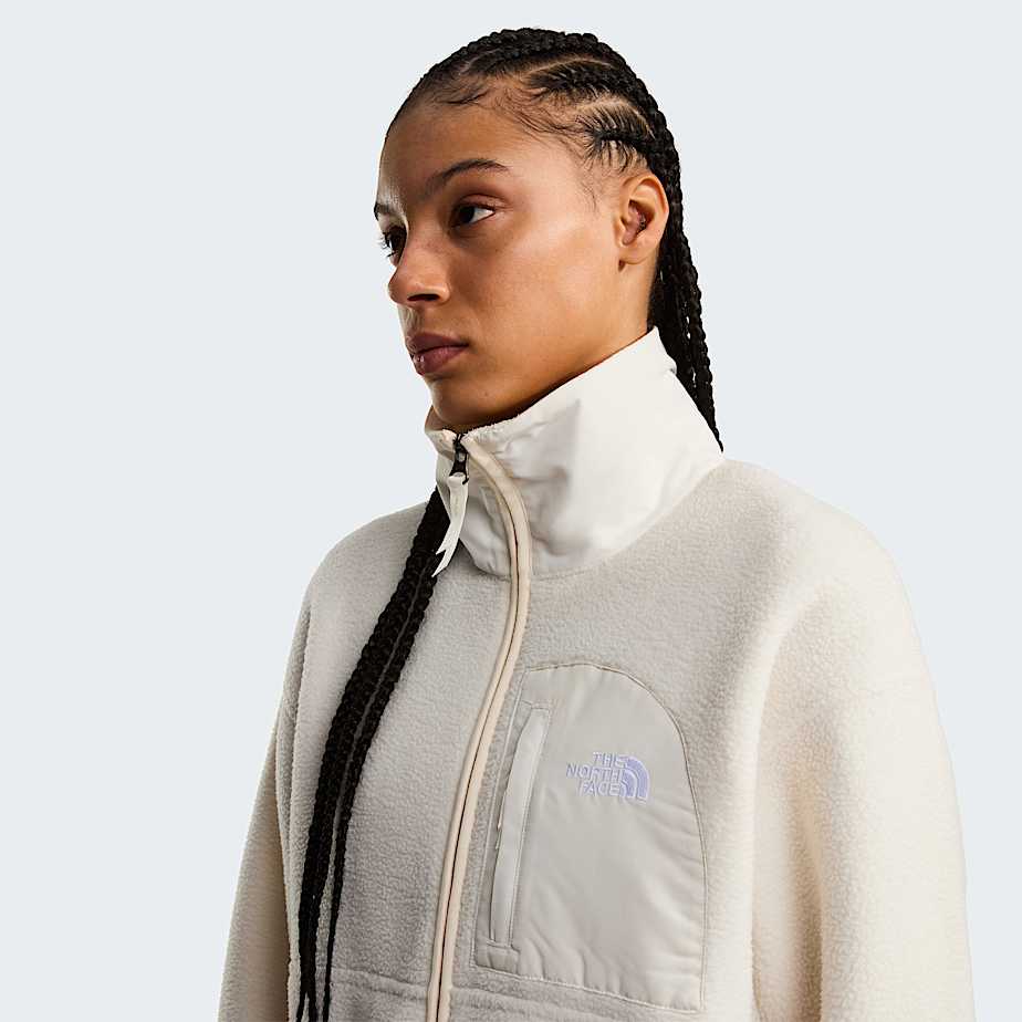 Chaqueta polar con cremallera integral Yumiori OffPeak para mujer TNF White Dune ALT5