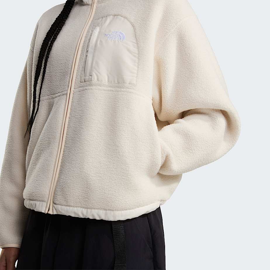 Chaqueta polar con cremallera integral Yumiori OffPeak para mujer TNF White Dune ALT6