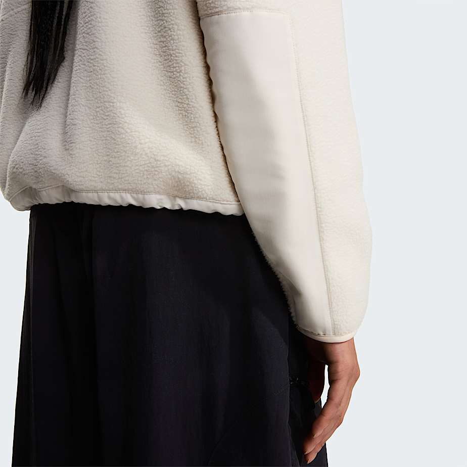 Chaqueta polar con cremallera integral Yumiori OffPeak para mujer TNF White Dune ALT7