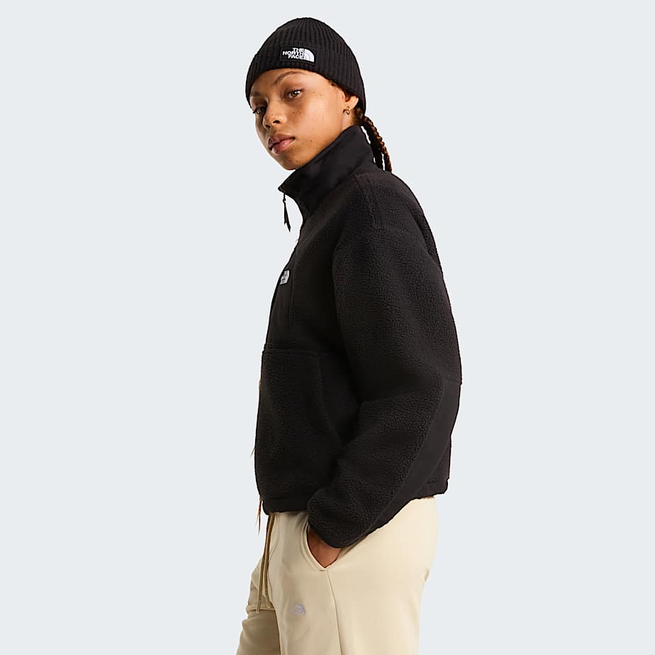 Chaqueta polar con media cremallera Yumiori OffPeak para mujer TNF TNF Black ALT2