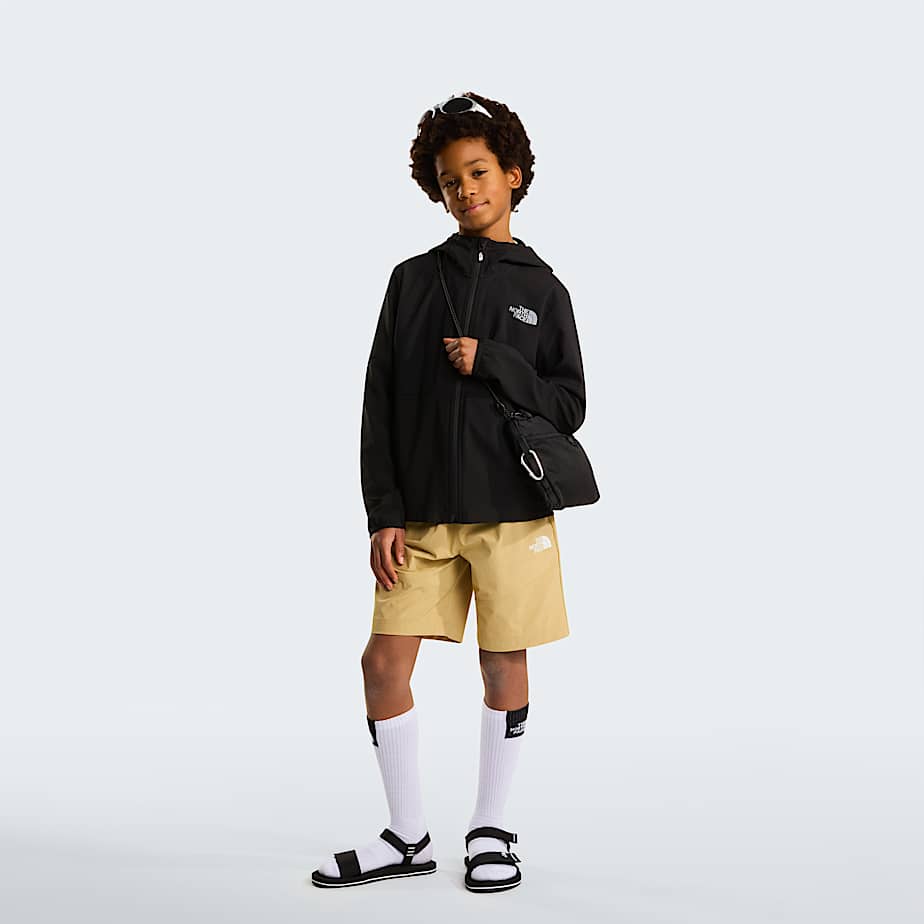 Giacca On The Trail con cappuccio e cerniera integrale da ragazzo TNF ALT1