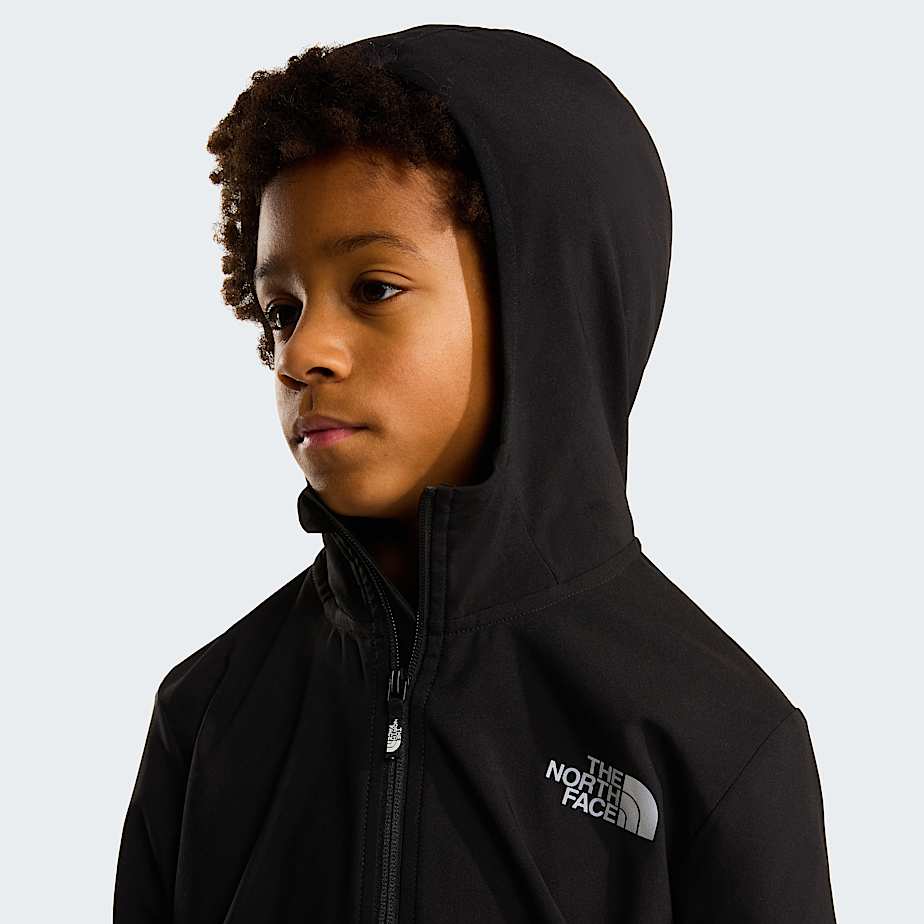 Giacca On The Trail con cappuccio e cerniera integrale da ragazzo TNF ALT5