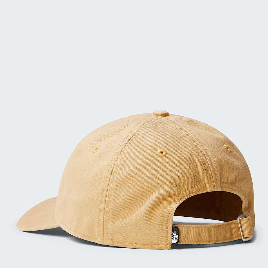 Roomy Norm Cap TNF Washed Khaki StoneHorizontal Logo ALT2