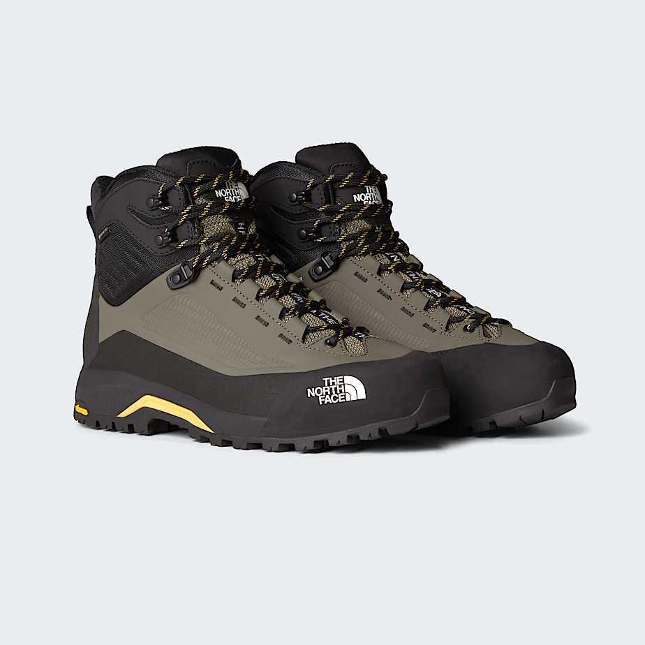 Mens Verto GORETEX Alpine Mid Boots TNF New Taupe GreenSummit Gold ALT8