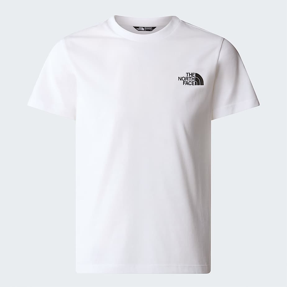 Teens Simple Dome TShirt TNF TNF White ALT20