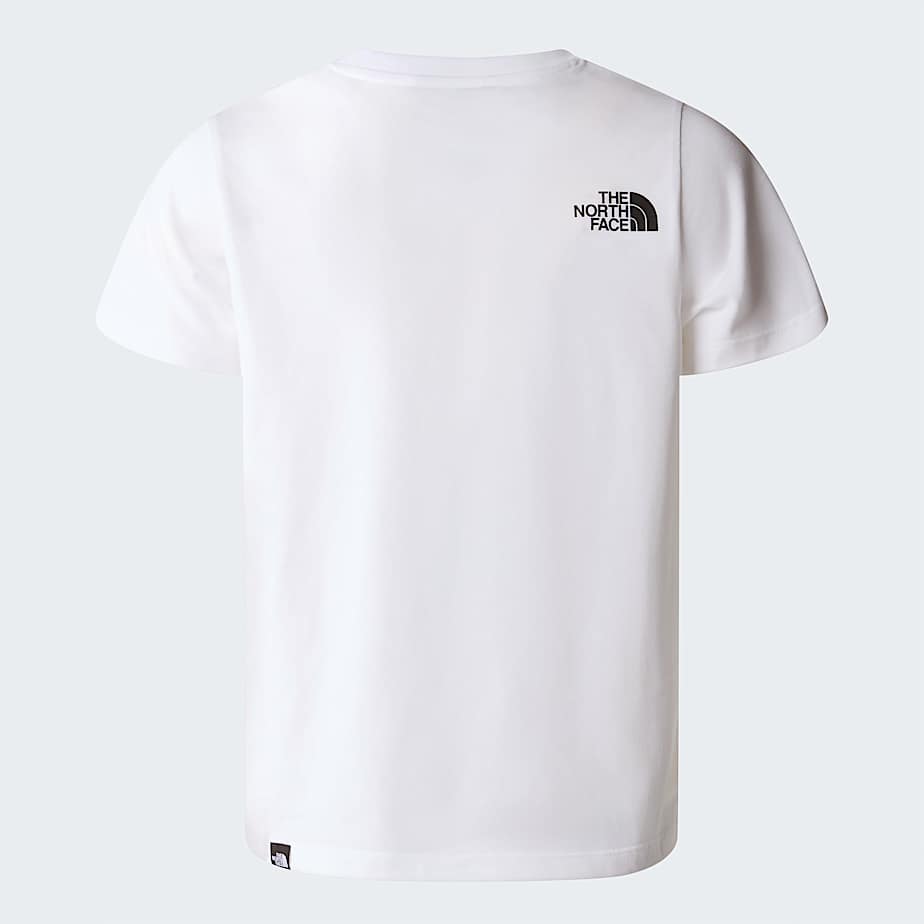 Teens Simple Dome TShirt TNF TNF White ALT21