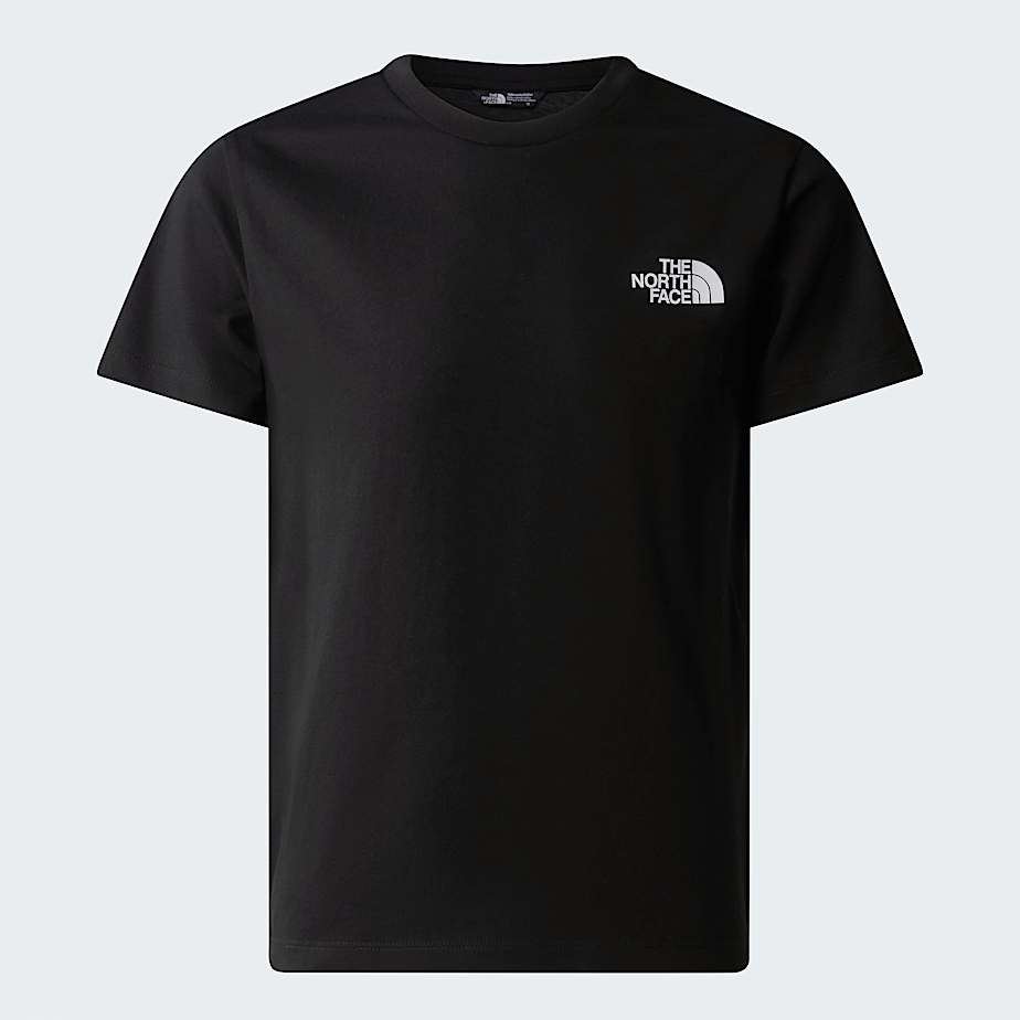 Teens Simple Dome TShirt TNF TNF Black ALT20