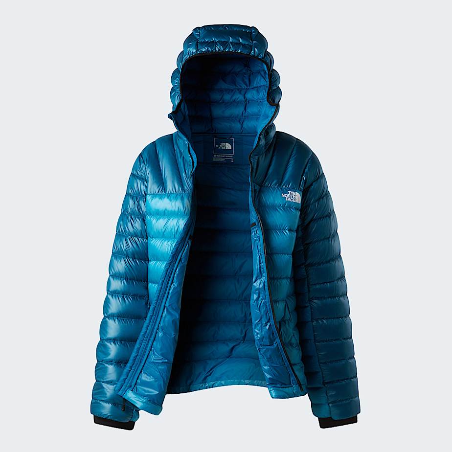 Mens Summit Breithorn Hooded Down Jacket TNF Meridian BlueDusk Blue ALT17