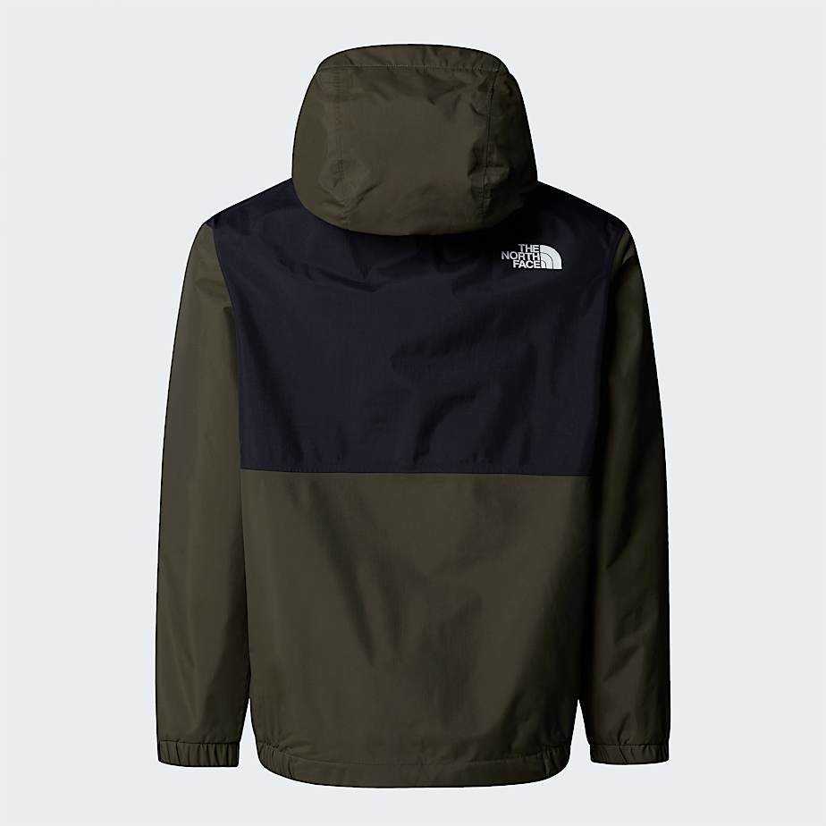 Teens Rain ZipIn Jacket TNF New Taupe Green ALT21