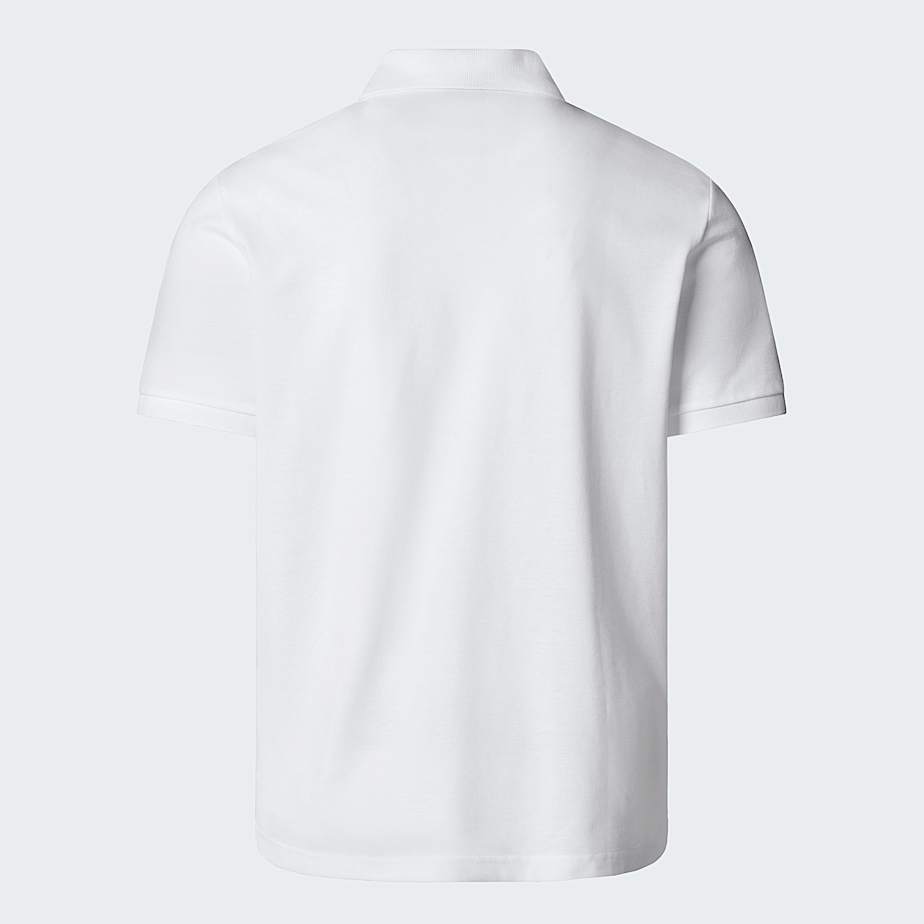 Polo recto Essential para hombre TNF TNF White ALT21