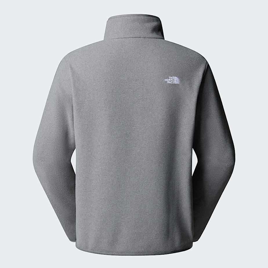 Pile Glacier con cerniera a 14 da uomo TNF TNF Mid Grey Heather ALT21
