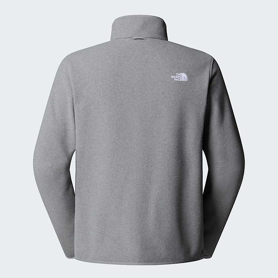 Pile Glacier con cerniera integrale da uomo TNF TNF Mid Grey Heather ALT21