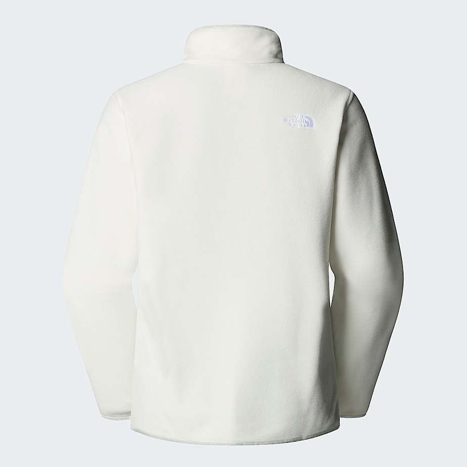 Glacierfleece met kwartrits voor dames TNF White Dune ALT21