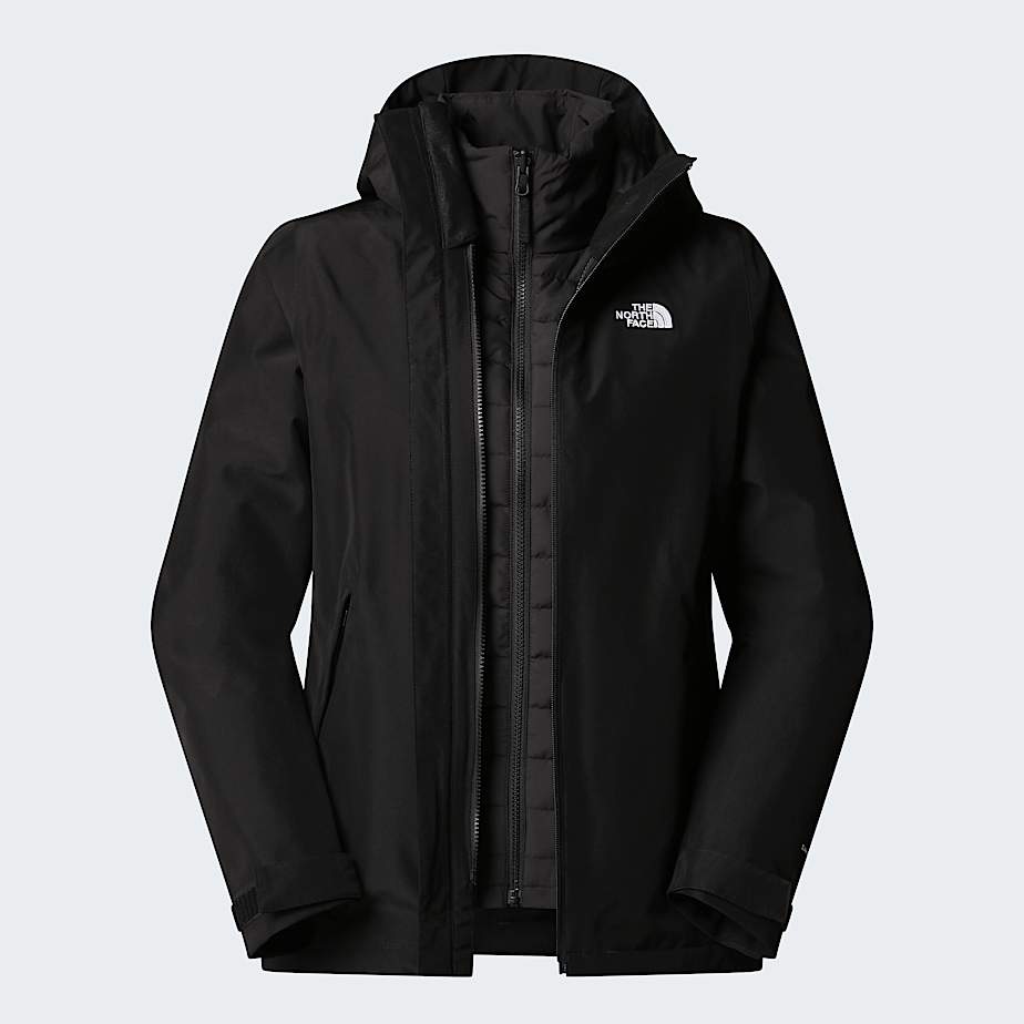 Womens Carto Mono Triclimate 3in1 Hooded Jacket TNF TNF Black ALT20
