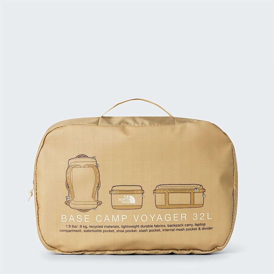 Base Camp Voyager DuffelTasche 32 Liter TNF Khaki StoneUtility BrownDesert Stone ALT5