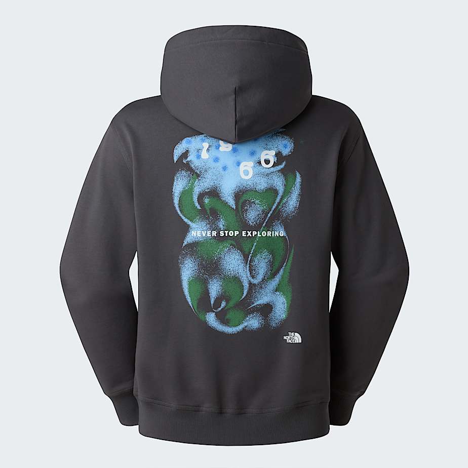 Unisex 1966 Motion Relaxed Graphic Hoodie TNF Anthracite Grey HERO