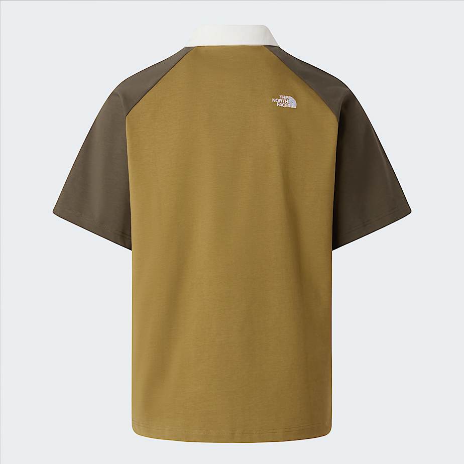 Rugby PoloShirt in Unisex TNF CedarNew Taupe Green ALT1