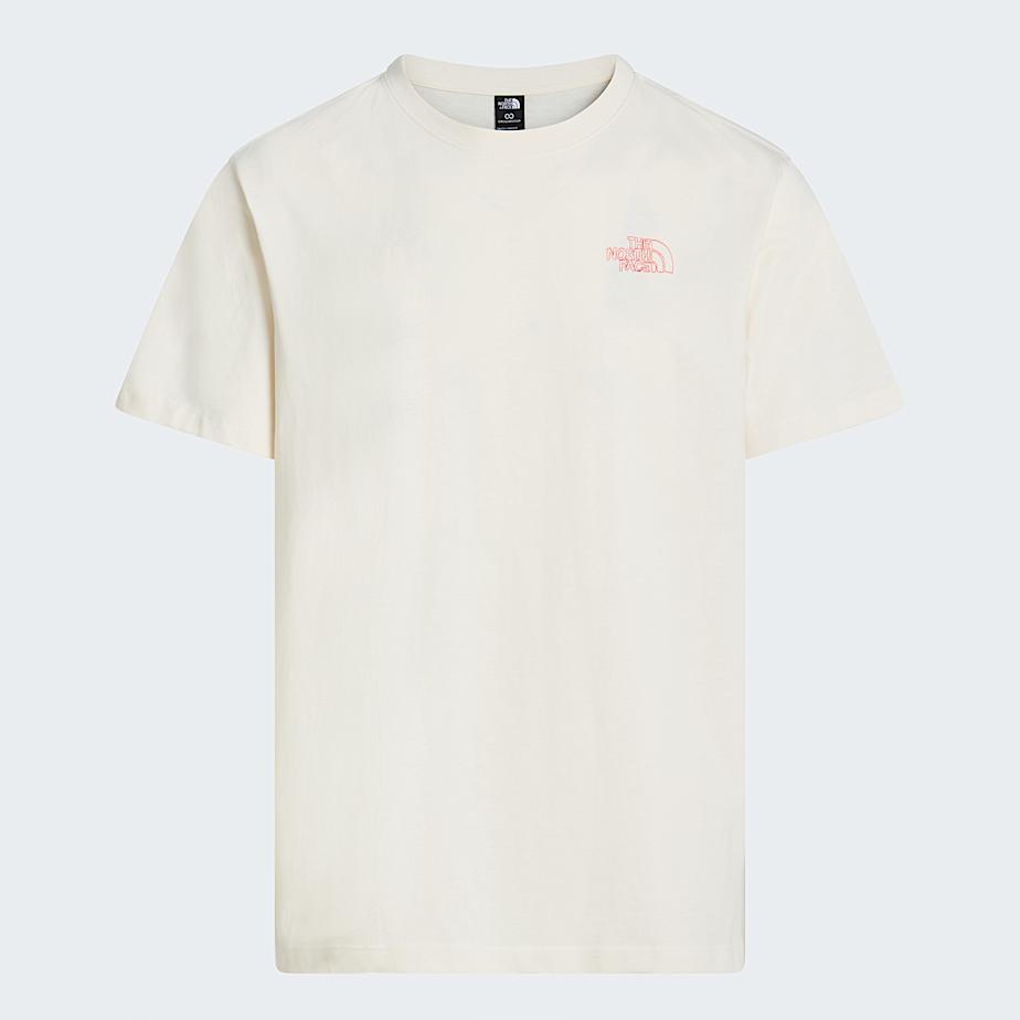 Unisex Flower Scribble Relaxed TShirt TNF ALT1