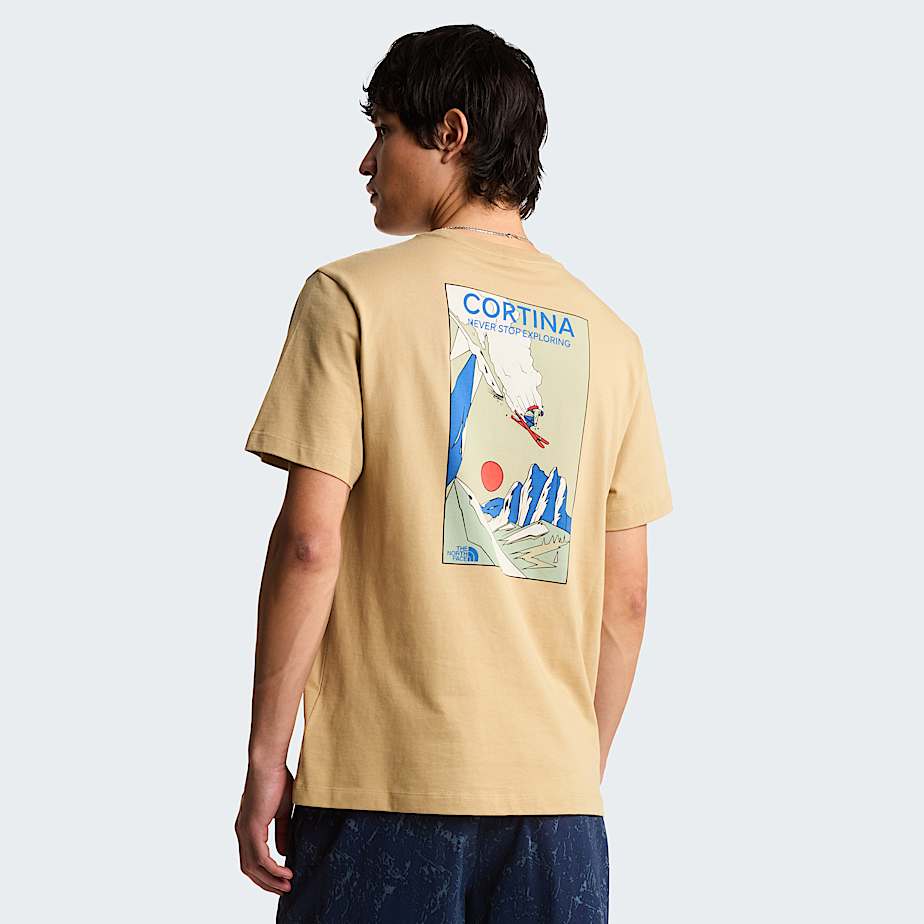 Unisex Mountain Celebration Regular Graphic TShirt TNF Khaki Stone ALT2