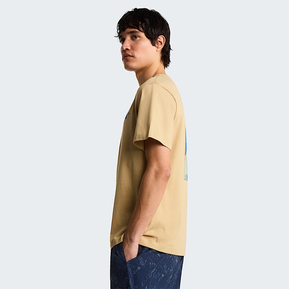 Unisex Mountain Celebration Regular Graphic TShirt TNF Khaki Stone ALT5