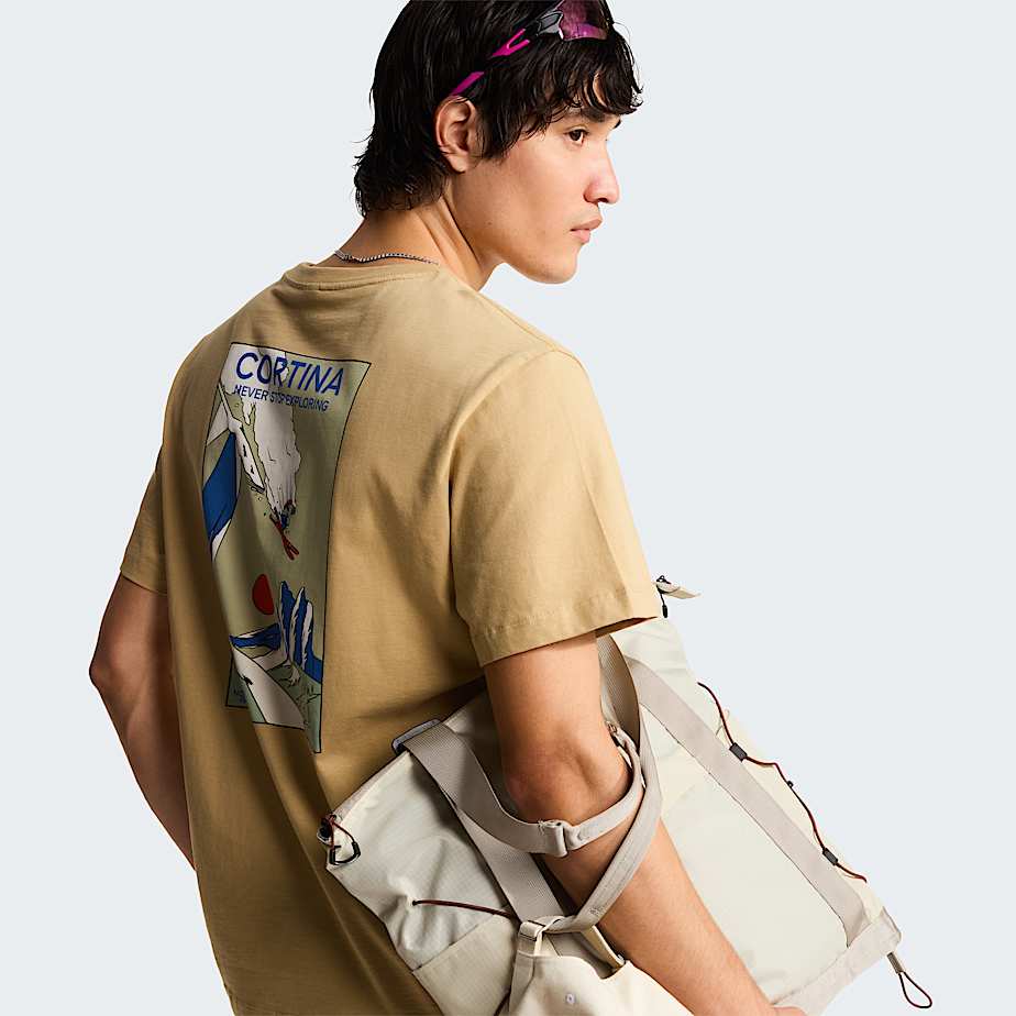 Unisex Mountain Celebration Regular Graphic TShirt TNF Khaki Stone ALT8
