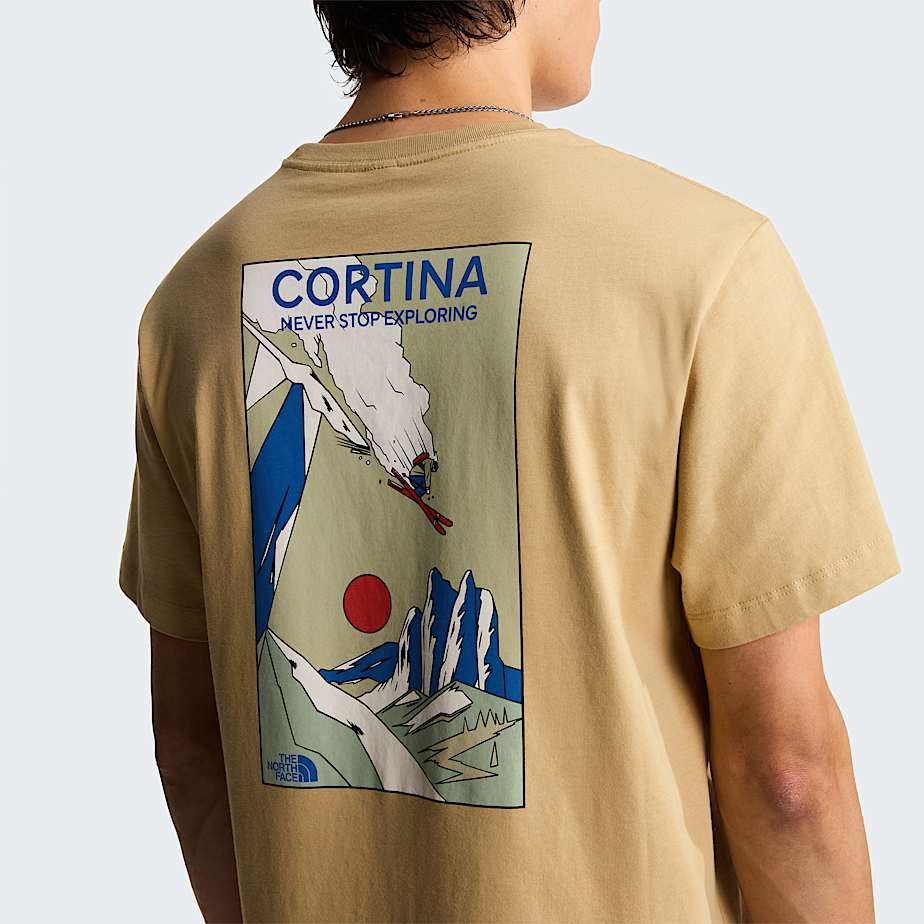 Unisex Mountain Celebration Regular Graphic TShirt TNF Khaki Stone ALT7
