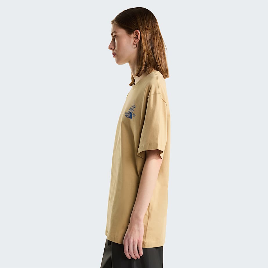 Unisex Mountain Celebration Regular Graphic TShirt TNF Khaki Stone ALT12