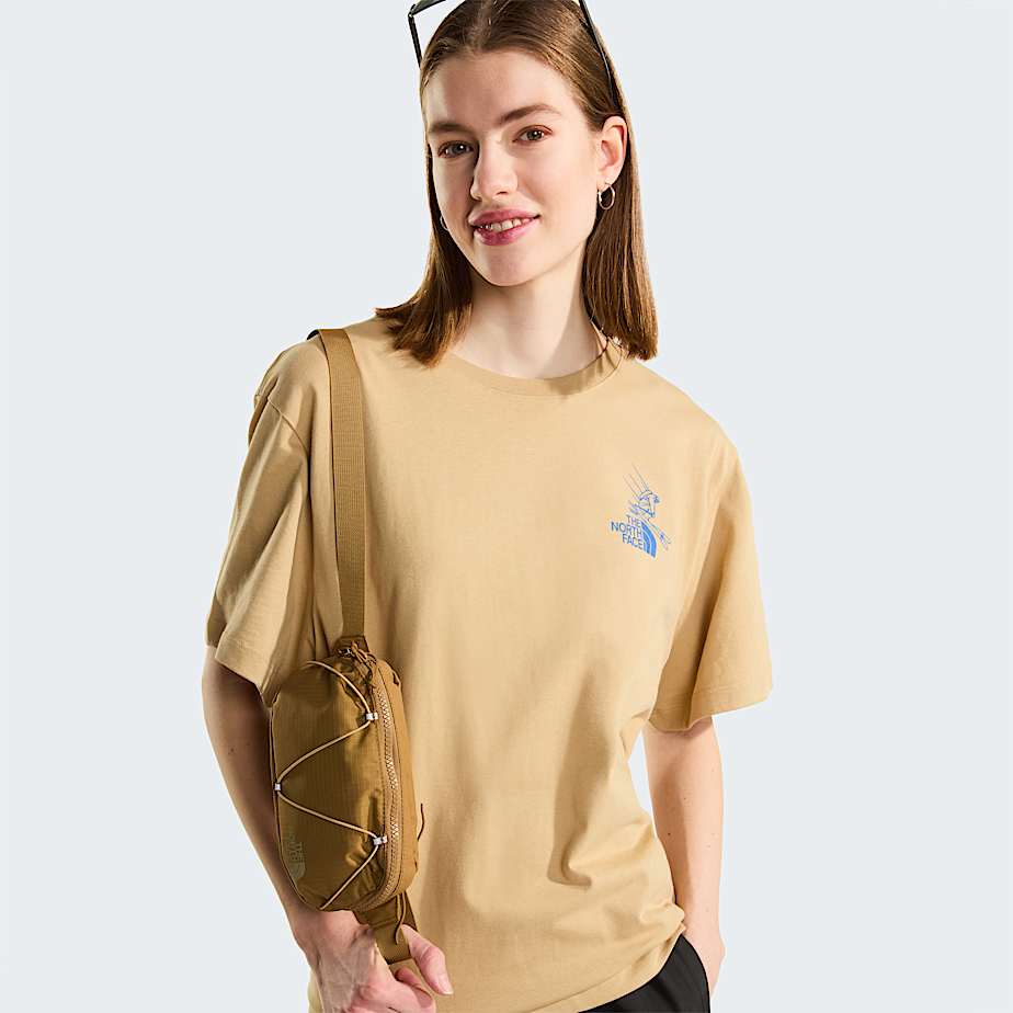 Unisex Mountain Celebration Regular Graphic TShirt TNF Khaki Stone ALT15