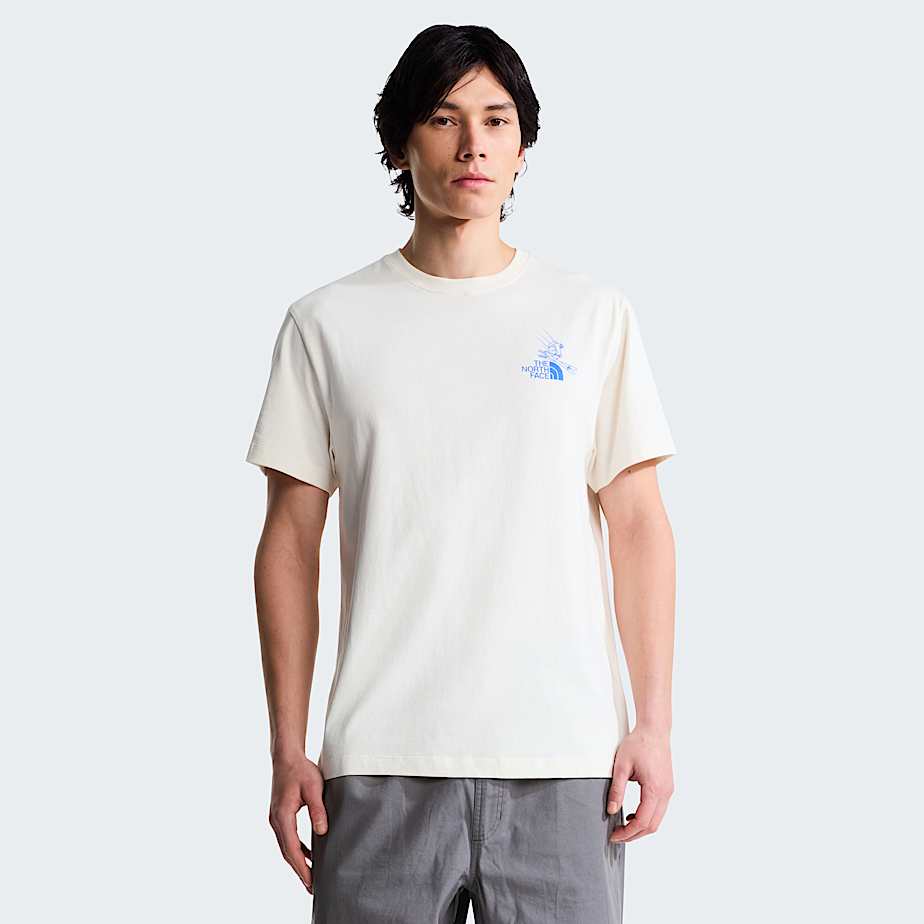 Unisex Mountain Celebration Regular Graphic TShirt TNF White Dune ALT3