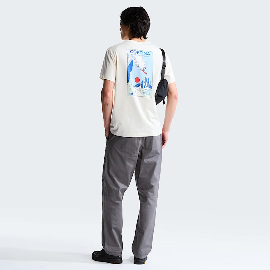 Unisex Mountain Celebration Regular Graphic TShirt TNF White Dune ALT4