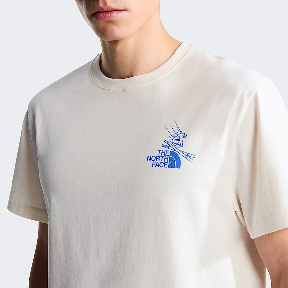 Unisex Mountain Celebration Regular Graphic TShirt TNF White Dune ALT6