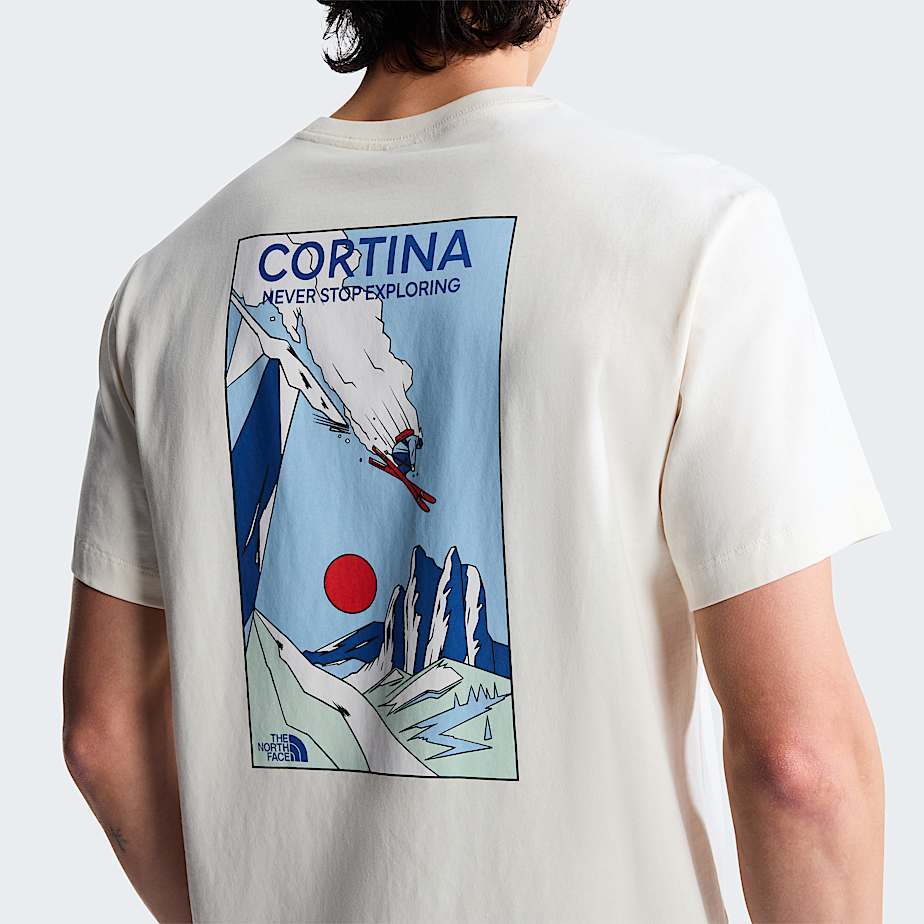 Unisex Mountain Celebration Regular Graphic TShirt TNF White Dune ALT7