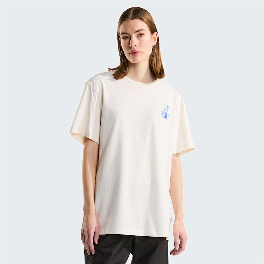 Unisex Mountain Celebration Regular Graphic TShirt TNF White Dune ALT10