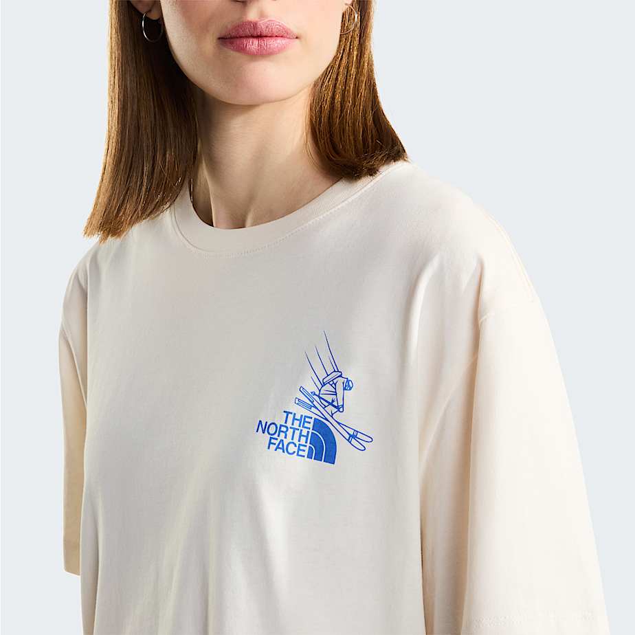 Unisex Mountain Celebration Regular Graphic TShirt TNF White Dune ALT13