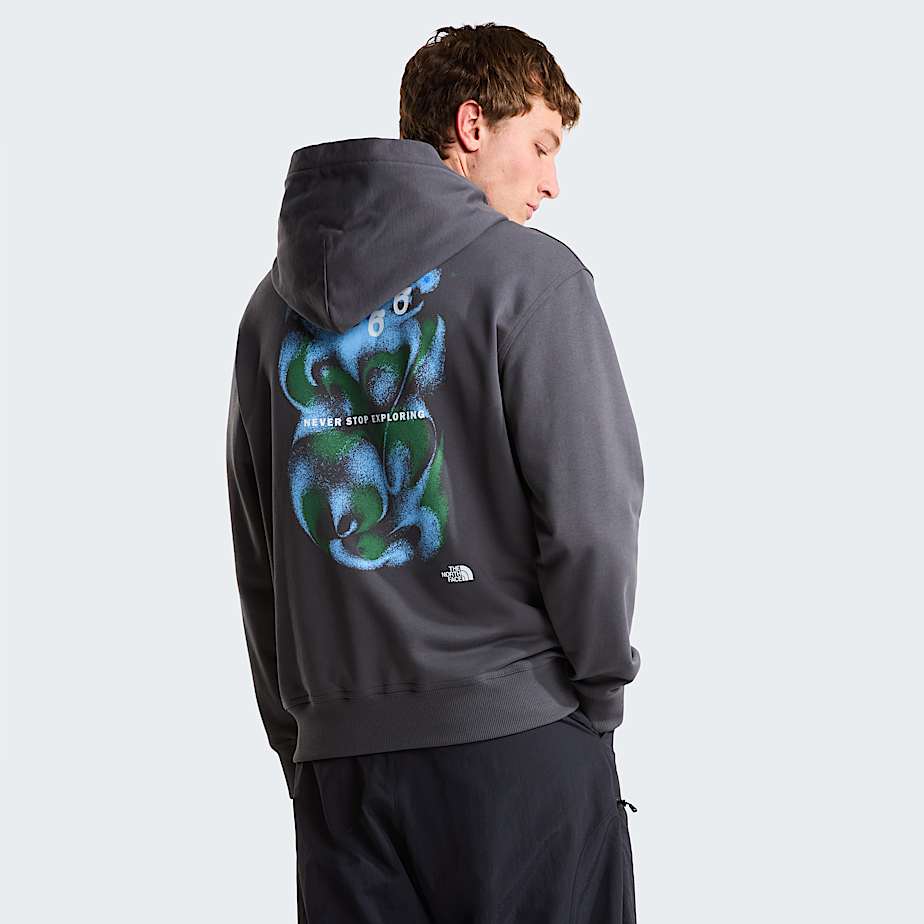 Unisex 1966 Motion Relaxed Graphic Hoodie TNF Anthracite Grey ALT2