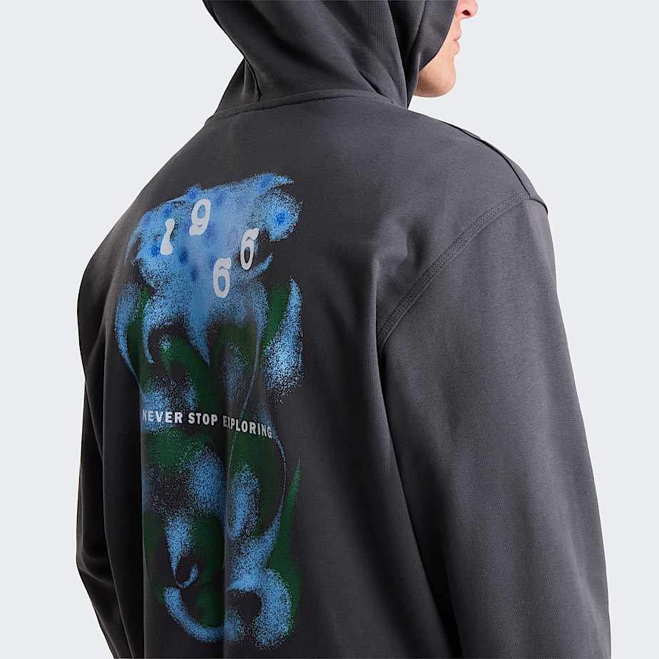 Unisex 1966 Motion Relaxed Graphic Hoodie TNF Anthracite Grey ALT7