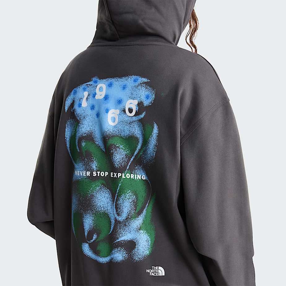 Unisex 1966 Motion Relaxed Graphic Hoodie TNF Anthracite Grey ALT13