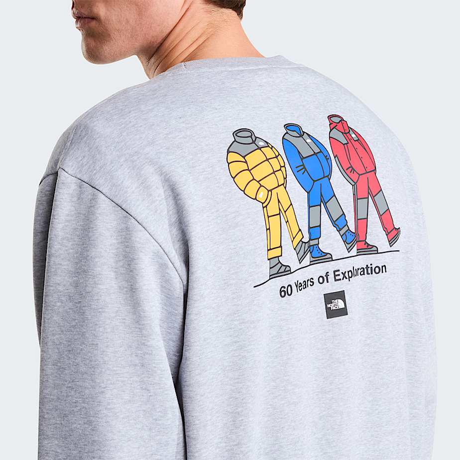 Uniseks TNF Celebration Relaxed Graphic sweatshirt TNF TNF Light Grey Heather ALT7