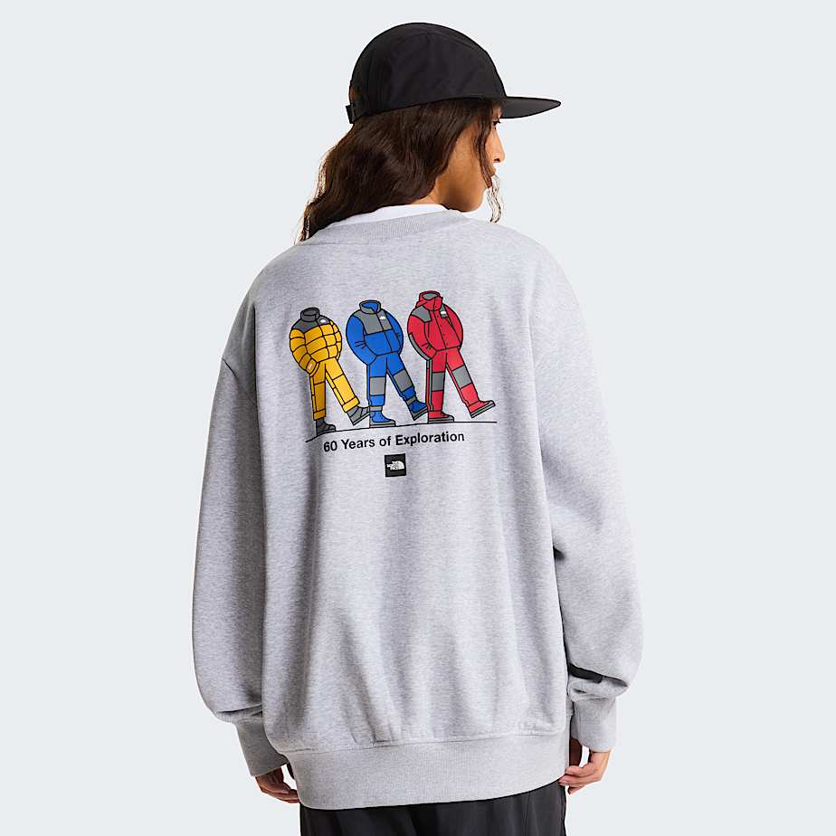Uniseks TNF Celebration Relaxed Graphic sweatshirt TNF TNF Light Grey Heather ALT9
